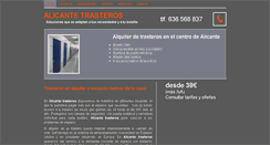 Desktop Screenshot of alicantetrasteros.com