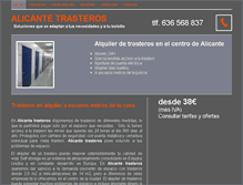 Tablet Screenshot of alicantetrasteros.com